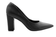 Women's Pointed Toe Block Heel Pumps