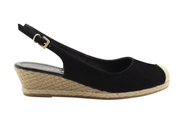 Strappy Slingback Espadrilles Wedge Sandals
