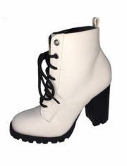 Women's Fashion Ankle Boots  Chunky High Heel Booties